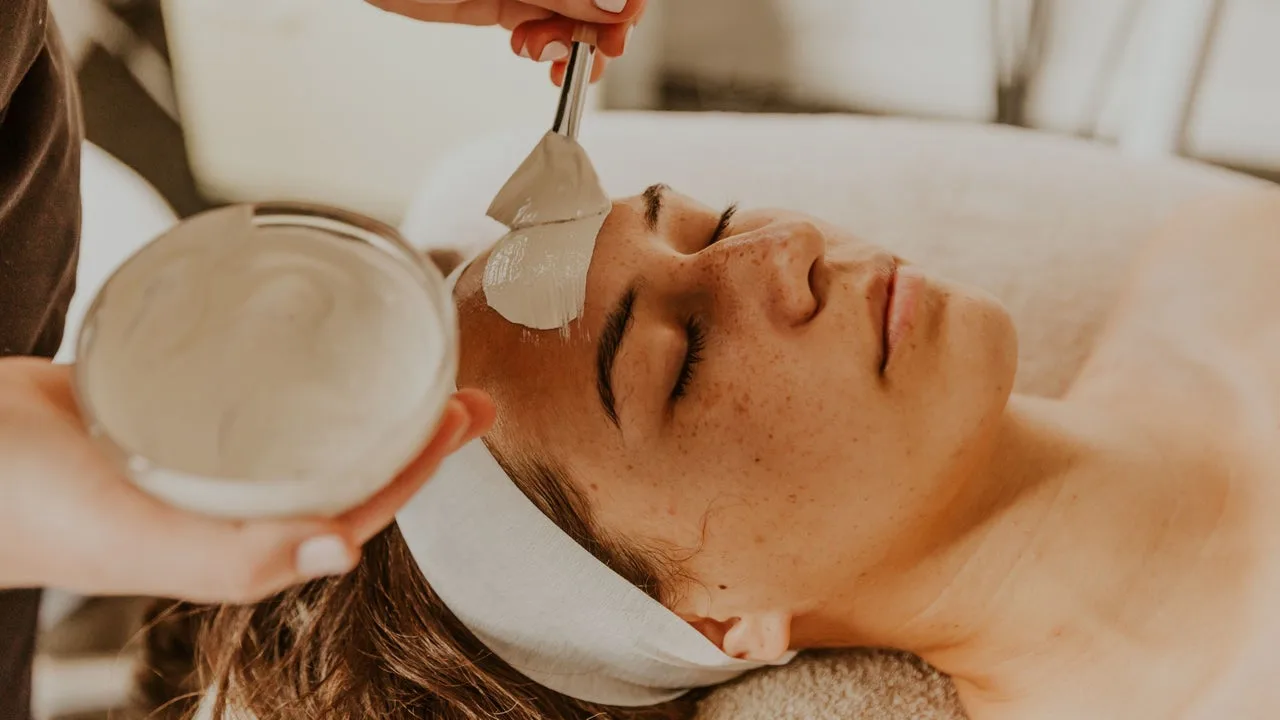 Dermal facial treatment in progress at Beau Skin Clinic, Otorohanga